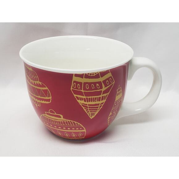 Starbucks Red Christmas Holiday Ornament 2015 14 fl. oz. Collectible Coffee Mug - Picture 3 of 6